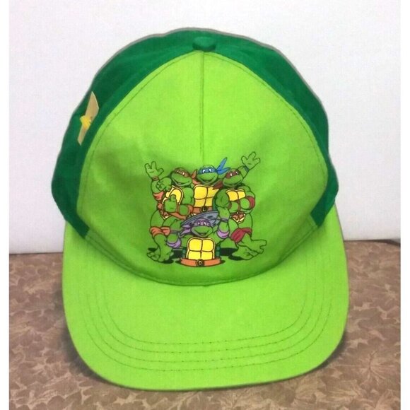 Nickelodeon 2014 TMNT Cap Green Snapback Hat Teenage Mutant Ninja Turtles NWOT - Picture 3 of 10